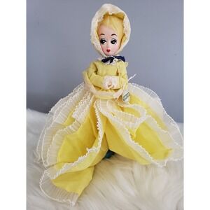 RARE YOUR HOSTESS Napkin Holder Herman Pecker Big Eye 60s Japanese Doll Kitsch